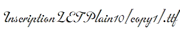 InscriptionLETPlain10[copy1]